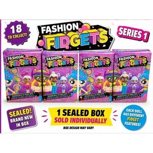 NIB Fashion Fidgets Doll/Clip Blind Box Sealed Series 1 TOY 18 To Collect Age 5+